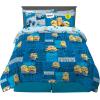 imageFranco Barbie Barbiecore Bedding Super Soft Comforter and Sheet Set with Sham 7 Piece Full Size Official Licensed ProductMinions the Rise of Gru