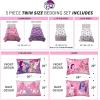 imageFranco Barbie Barbiecore Bedding Super Soft Comforter and Sheet Set with Sham 7 Piece Full Size Official Licensed ProductMy Little Pony