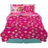 imageFranco Barbie Barbiecore Bedding Super Soft Comforter and Sheet Set with Sham 7 Piece Full Size Official Licensed ProductPaw Patrol Girl