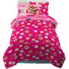 imageFranco Barbie Barbiecore Bedding Super Soft Comforter and Sheet Set with Sham 7 Piece Full Size Official Licensed ProductPaw Patrol Girls
