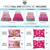imageFranco Barbie Barbiecore Bedding Super Soft Comforter and Sheet Set with Sham 7 Piece Full Size Official Licensed ProductPaw Patrol Girls