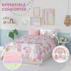 imageFranco Barbie Barbiecore Bedding Super Soft Comforter and Sheet Set with Sham 7 Piece Full Size Official Licensed ProductPeppa Pig