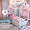 imageFranco Barbie Barbiecore Bedding Super Soft Comforter and Sheet Set with Sham 7 Piece Full Size Official Licensed ProductPink