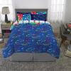 imageFranco Barbie Barbiecore Bedding Super Soft Comforter and Sheet Set with Sham 7 Piece Full Size Official Licensed ProductPj Masks