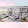 imageFranco Barbie Barbiecore Bedding Super Soft Comforter and Sheet Set with Sham 7 Piece Full Size Official Licensed ProductPokemon Girl