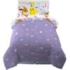 imageFranco Barbie Barbiecore Bedding Super Soft Comforter and Sheet Set with Sham 7 Piece Full Size Official Licensed ProductPokemon Girl