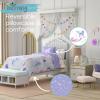imageFranco Barbie Barbiecore Bedding Super Soft Comforter and Sheet Set with Sham 7 Piece Full Size Official Licensed ProductPurple