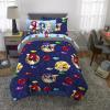 imageFranco Barbie Barbiecore Bedding Super Soft Comforter and Sheet Set with Sham 7 Piece Full Size Official Licensed ProductSonic the Hedgehog
