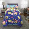 imageFranco Barbie Barbiecore Bedding Super Soft Comforter and Sheet Set with Sham 7 Piece Full Size Official Licensed ProductSpongebob Squarepants