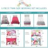 imageFranco Barbie Barbiecore Bedding Super Soft Comforter and Sheet Set with Sham 7 Piece Full Size Official Licensed ProductSquishmallows