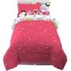 imageFranco Barbie Barbiecore Bedding Super Soft Comforter and Sheet Set with Sham 7 Piece Full Size Official Licensed ProductSquishmallows