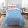 imageFranco Barbie Barbiecore Bedding Super Soft Comforter and Sheet Set with Sham 7 Piece Full Size Official Licensed ProductSuper Mario Girl