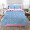 imageFranco Barbie Barbiecore Bedding Super Soft Comforter and Sheet Set with Sham 7 Piece Full Size Official Licensed ProductSuper Mario Girl