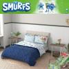 imageFranco Barbie Barbiecore Bedding Super Soft Comforter and Sheet Set with Sham 7 Piece Full Size Official Licensed ProductThe Smurfs  Blue Original