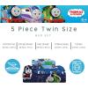 imageFranco Barbie Barbiecore Bedding Super Soft Comforter and Sheet Set with Sham 7 Piece Full Size Official Licensed ProductThomas  Friends