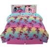 imageFranco Barbie Barbiecore Bedding Super Soft Comforter and Sheet Set with Sham 7 Piece Full Size Official Licensed ProductTrolls World Tour