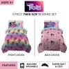 imageFranco Barbie Barbiecore Bedding Super Soft Comforter and Sheet Set with Sham 7 Piece Full Size Official Licensed ProductTrolls World Tour