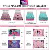 imageFranco Barbie Barbiecore Bedding Super Soft Comforter and Sheet Set with Sham 7 Piece Full Size Official Licensed ProductTrolls World Tour