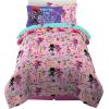imageFranco Barbie Barbiecore Bedding Super Soft Comforter and Sheet Set with Sham 7 Piece Full Size Official Licensed ProductTrolls World Tour