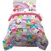 imageFranco Barbie Barbiecore Bedding Super Soft Comforter and Sheet Set with Sham 7 Piece Full Size Official Licensed ProductSquishmallows