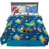 imageFranco Barbie Barbiecore Bedding Super Soft Comforter and Sheet Set with Sham 7 Piece Full Size Official Licensed ProductSuper Mario