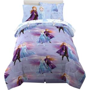 imageFranco Barbie Barbiecore Bedding Super Soft Comforter and Sheet Set with Sham 7 Piece Full Size Official Licensed ProductDisney Frozen 2