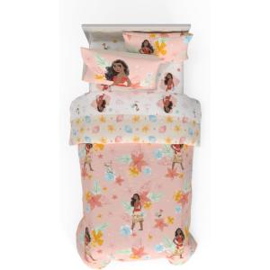 imageFranco Barbie Barbiecore Bedding Super Soft Comforter and Sheet Set with Sham 7 Piece Full Size Official Licensed ProductDisney Princess Moana