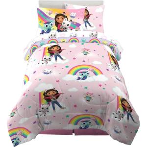 imageFranco Barbie Barbiecore Bedding Super Soft Comforter and Sheet Set with Sham 7 Piece Full Size Official Licensed ProductGabbys Dollhouse