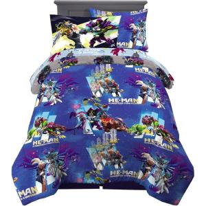 imageFranco Barbie Barbiecore Bedding Super Soft Comforter and Sheet Set with Sham 7 Piece Full Size Official Licensed ProductHeman and the Masters of the Universe
