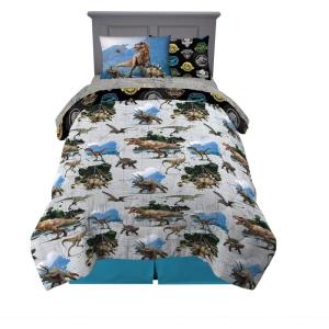 imageFranco Barbie Barbiecore Bedding Super Soft Comforter and Sheet Set with Sham 7 Piece Full Size Official Licensed ProductJurassic World
