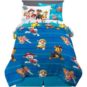 imageFranco Barbie Barbiecore Bedding Super Soft Comforter and Sheet Set with Sham 7 Piece Full Size Official Licensed ProductPaw Patrol
