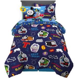 imageFranco Barbie Barbiecore Bedding Super Soft Comforter and Sheet Set with Sham 7 Piece Full Size Official Licensed ProductThomas  Friends
