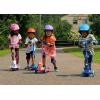 imageBarbie Self Balancing Scooter  Toddler ampamp Kids Scooter 3 Wheel Platform Foot Activated Brake 75 lbs Weight Limit for Ages 3 and Up