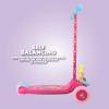 imageBarbie Self Balancing Scooter  Toddler ampamp Kids Scooter 3 Wheel Platform Foot Activated Brake 75 lbs Weight Limit for Ages 3 and Up