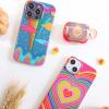 imageSonix Cases for AirPods Pro 1st Gen  Hard Cover Protective Case for Apple AirPods Pro Gen 1  Bleu ToileRainbow Hearts