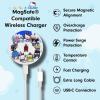 imageSonix x Barbie Charger Compatible with MagSafe for iPhone 14 iPhone 13 iPhone 12 Series  Fast Wireless Charger x 65ft Cable USBC  Perfectly PinkHK  Friends  Aspen Vacation