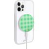 imageSonix x Barbie Charger Compatible with MagSafe for iPhone 14 iPhone 13 iPhone 12 Series  Fast Wireless Charger x 65ft Cable USBC  Perfectly PinkMinty Gingham