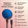 imageSonix x Barbie Charger Compatible with MagSafe for iPhone 14 iPhone 13 iPhone 12 Series  Fast Wireless Charger x 65ft Cable USBC  Perfectly PinkMirror  Blue