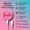 imageSonix x Barbie Charger Compatible with MagSafe for iPhone 14 iPhone 13 iPhone 12 Series  Fast Wireless Charger x 65ft Cable USBC  Perfectly PinkPerfectly Pink  Barbie