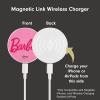 imageSonix x Barbie Charger Compatible with MagSafe for iPhone 14 iPhone 13 iPhone 12 Series  Fast Wireless Charger x 65ft Cable USBC  Perfectly PinkPerfectly Pink  Barbie