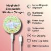 imageSonix x Barbie Charger Compatible with MagSafe for iPhone 14 iPhone 13 iPhone 12 Series  Fast Wireless Charger x 65ft Cable USBC  Perfectly PinkSanrio  Cinnamoroll