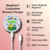 imageSonix x Barbie Charger Compatible with MagSafe for iPhone 14 iPhone 13 iPhone 12 Series  Fast Wireless Charger x 65ft Cable USBC  Perfectly PinkSanrio  Keroppi