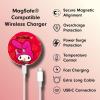 imageSonix x Barbie Charger Compatible with MagSafe for iPhone 14 iPhone 13 iPhone 12 Series  Fast Wireless Charger x 65ft Cable USBC  Perfectly PinkSanrio  Melody Peonies