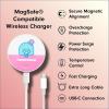 imageSonix x Barbie Charger Compatible with MagSafe for iPhone 14 iPhone 13 iPhone 12 Series  Fast Wireless Charger x 65ft Cable USBC  Perfectly PinkSanrio  Tux Boba
