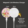imageSonix x Barbie Charger Compatible with MagSafe for iPhone 14 iPhone 13 iPhone 12 Series  Fast Wireless Charger x 65ft Cable USBC  Perfectly PinkStrawberry Shortcake Vintage