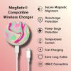 imageSonix x Barbie Charger Compatible with MagSafe for iPhone 14 iPhone 13 iPhone 12 Series  Fast Wireless Charger x 65ft Cable USBC  Perfectly PinkStrawberry Matcha