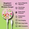 imageSonix x Barbie Charger Compatible with MagSafe for iPhone 14 iPhone 13 iPhone 12 Series  Fast Wireless Charger x 65ft Cable USBC  Perfectly PinkStrawberry Shortcake Vintage