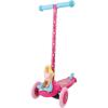 imageBarbie Self Balancing Scooter  Toddler ampamp Kids Scooter 3 Wheel Platform Foot Activated Brake 75 lbs Weight Limit for Ages 3 and Up
