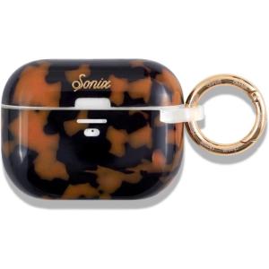imageSonix Cases for AirPods Pro 1st Gen  Hard Cover Protective Case for Apple AirPods Pro Gen 1  Bleu ToileBrown Tort
