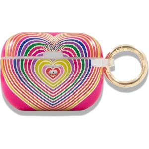 imageSonix Cases for AirPods Pro 1st Gen  Hard Cover Protective Case for Apple AirPods Pro Gen 1  Bleu ToileRainbow Hearts
